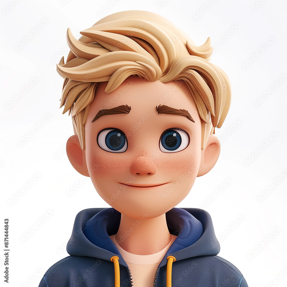 3D illustration Avatar of dentist 3D illustration Avatar of dentist