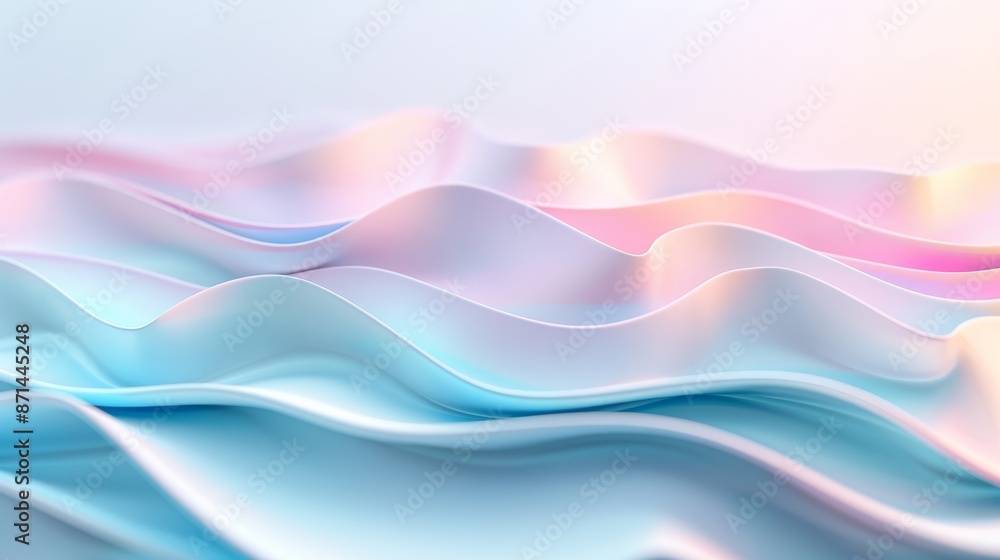 Abstract pastel-colored waves creating a soft, flowing texture. Perfect for backgrounds and artistic designs, with a serene, calming effect. Abstract pastel-colored waves creating a soft, flowing texture. Perfect for backgrounds and artistic designs, with a serene, calming effect.