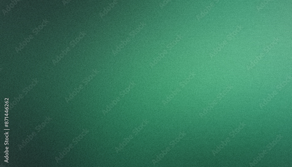 Green metallic gradient background with a grainy texture Green metallic gradient background with a grainy texture