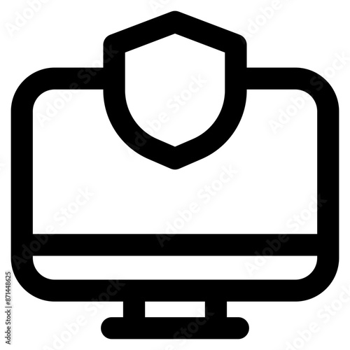 monitor and shield