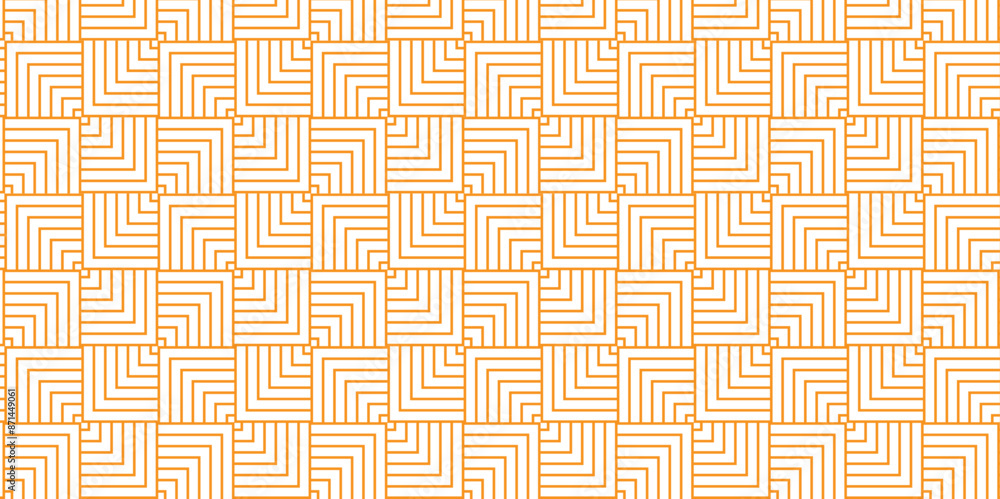 Abstract Pattern with circle wave lines brown and orange seamless steel material geomatics overlapping create retro square line backdrop pattern background. Overlapping Pattern with Transform Effect. Abstract Pattern with circle wave lines brown and orange seamless steel material geomatics overlapping create retro square line backdrop pattern background. Overlapping Pattern with Transform Effect.