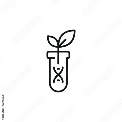 DNA Changes Icon. Simple DNA changes icon for social media, app, and web design. Vector illustration.