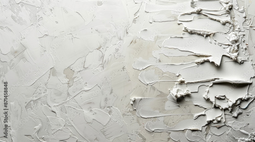 Concept of Spreading Plaster Stucco on Empty Background Concept of Spreading Plaster Stucco on Empty Background