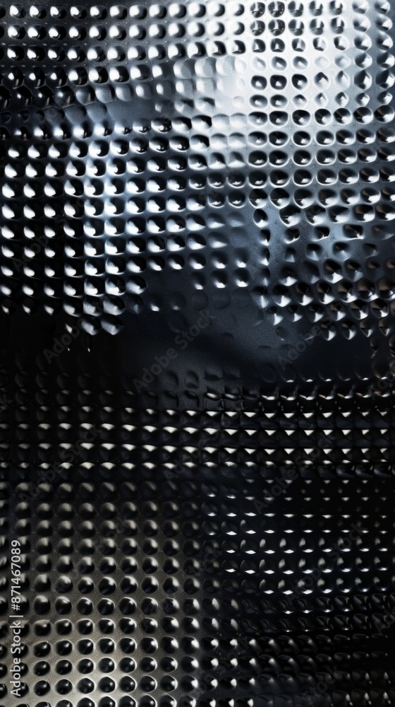 A Detailed Close-Up of Black Hammered Metal A Detailed Close-Up of Black Hammered Metal