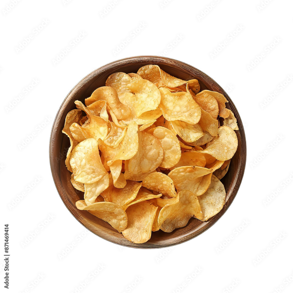 Potato Chips Snack Plate Potato Chips Snack Plate