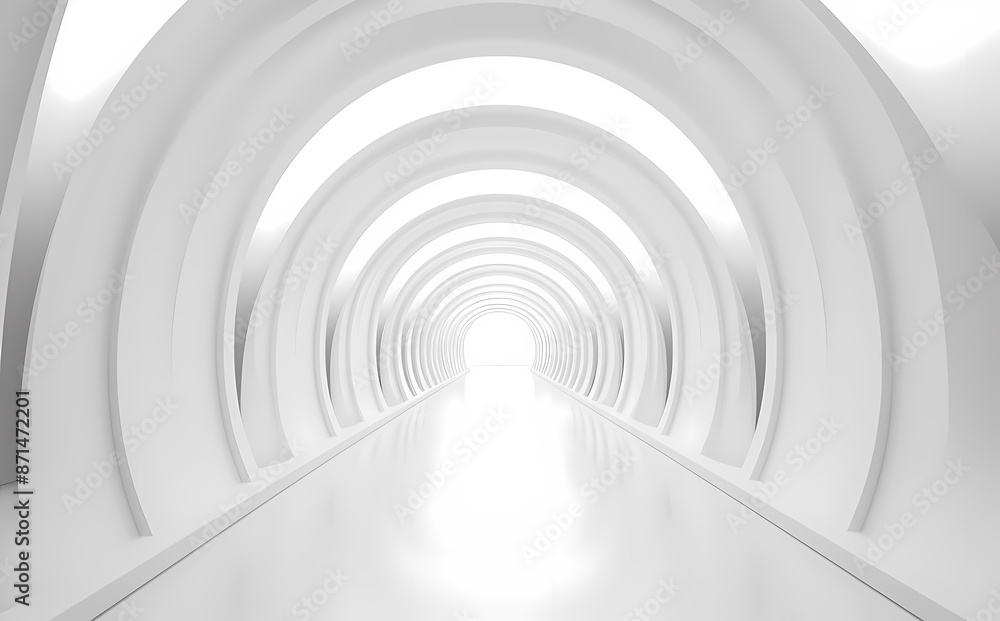 Obraz premium abstract 3d tunnel