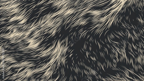 pattern fur hair  animal  cat  wolf  texture  furry  hairy  wool  fuzzy  background  black  skin  woodcut  fabric  abstract  fluffy  engrave  dog  line  nature  coat  carpet  seamless  wild  hand  whi
