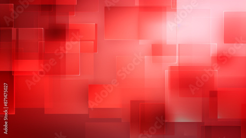 Abstract seamless modern red color technology concept geometric. Modern white square tech corporate abstract technology background design banner pattern. red background.