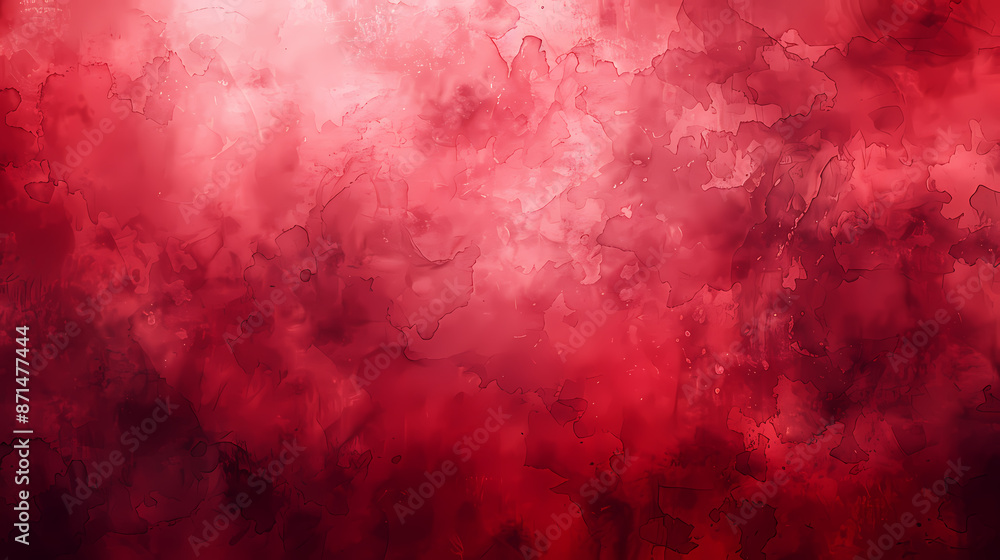 Abstract red watercolor texture with vivid shades and artistic patterns Abstract red watercolor texture with vivid shades and artistic patterns