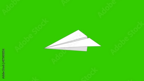 Animated Paper Airplane
