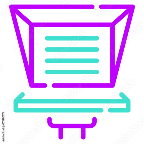 Teleprompter icon