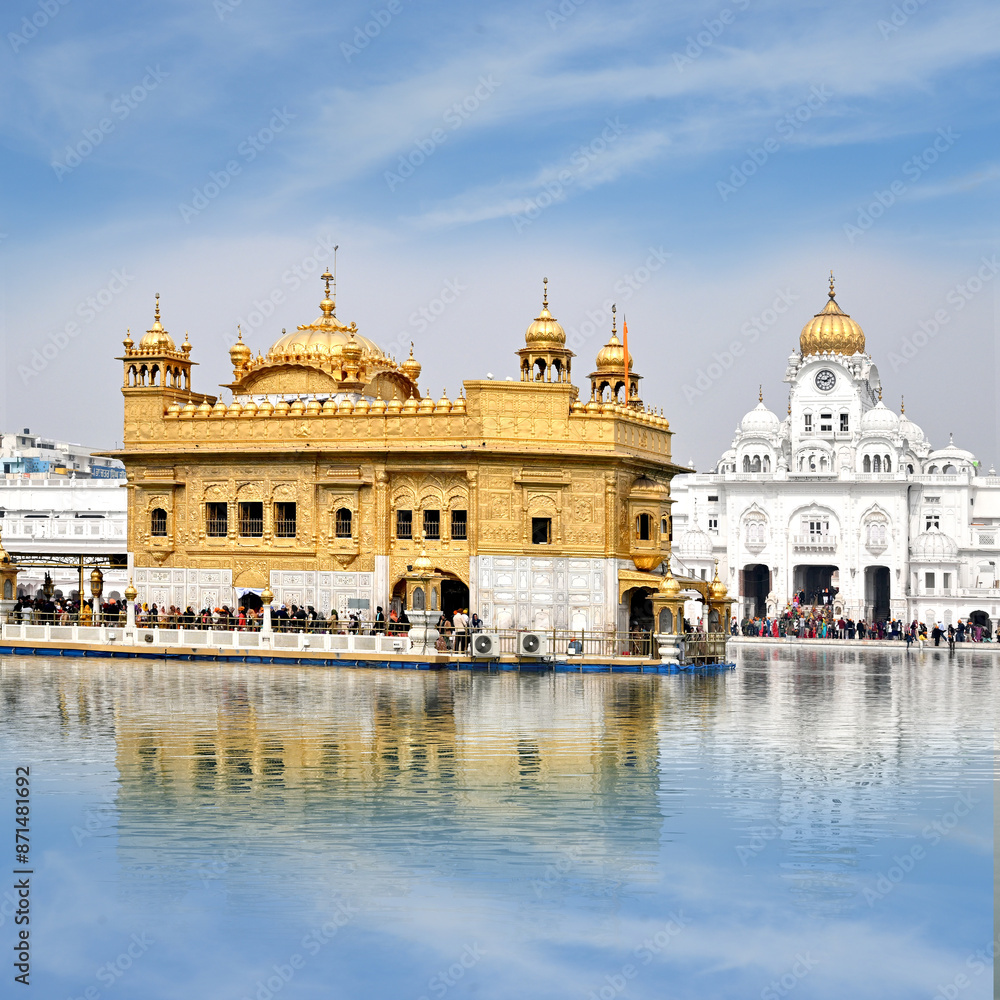 Fototapeta premium Golden Temple, Darbar Sahib, Amritsar, Punjab, India