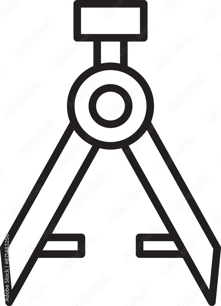 Compass Divider Icon Compass Divider Icon
