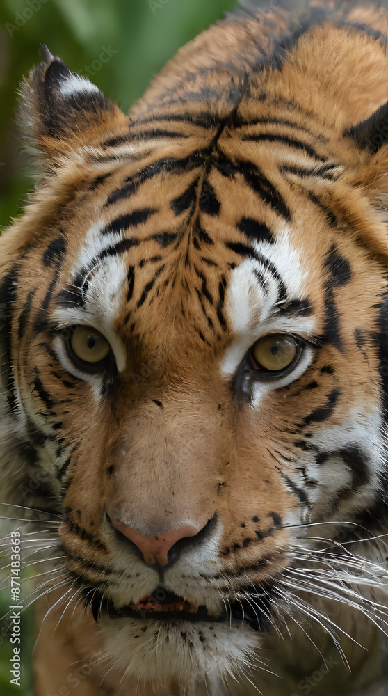 Obraz premium a tiger that is looking at the camera