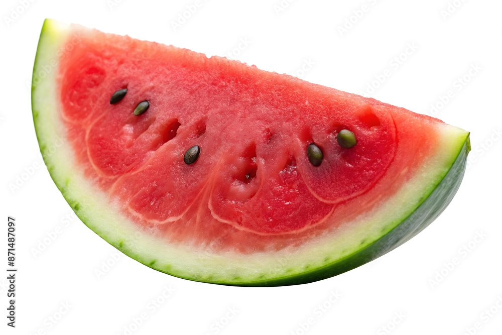 Sliced of watermelon isolated on white background Sliced of watermelon isolated on white background