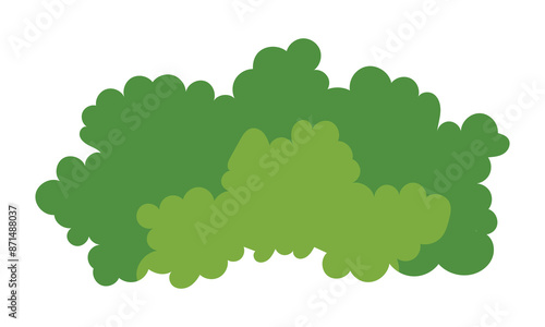 Bush clipart. Isolated on a white background. vector illustration. EPS 10