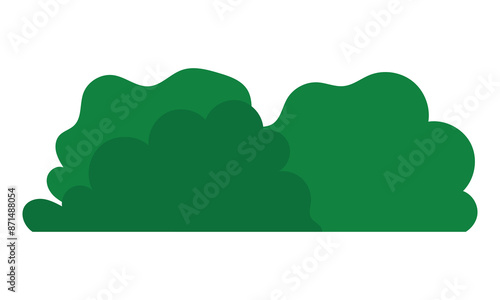 Bush clipart. Isolated on a white background. vector illustration. EPS 10