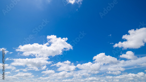 Canvas Print clear blue sky background,clouds with background.