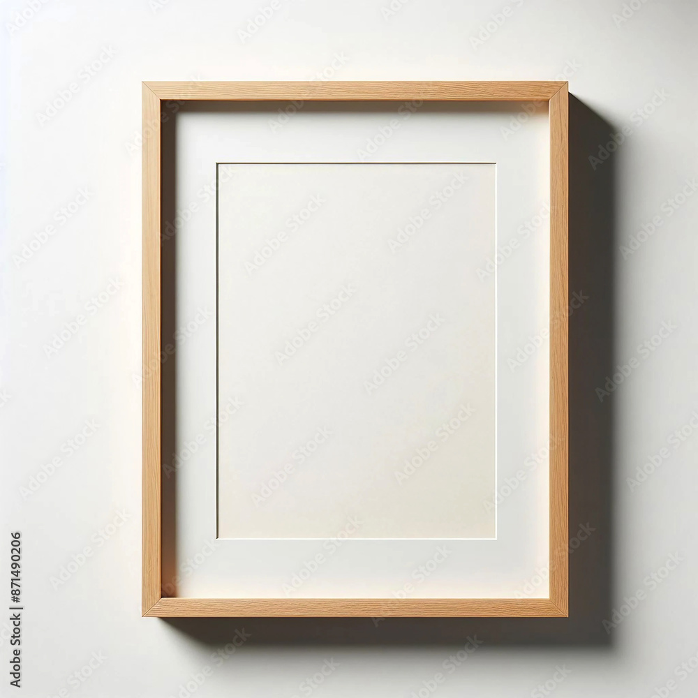 Photo blank frame tropical background. Ai generative Photo blank frame tropical background. Ai generative