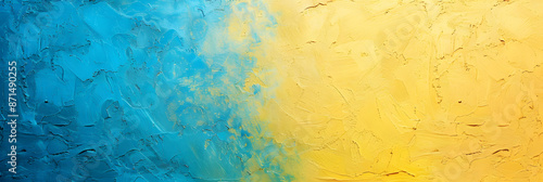 cheerful blue and yellow gradient