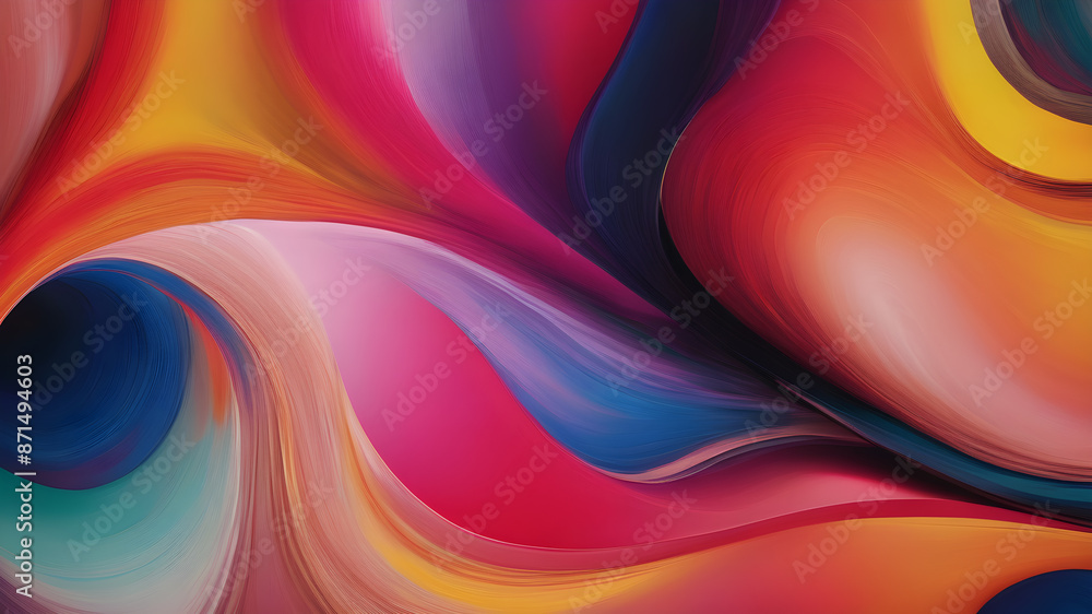 Obraz premium Artifical Intelligence generated abstract background. Abstract Modern Backgrounds. AI generated image