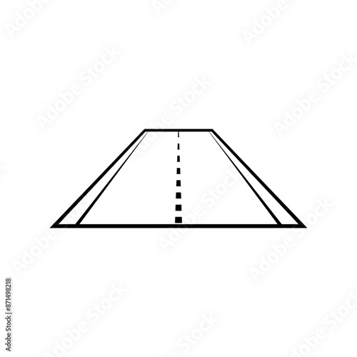 Highway Icon. Road, Runaway Symbol.