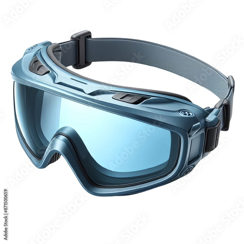 Safety goggles isolated on transparent background