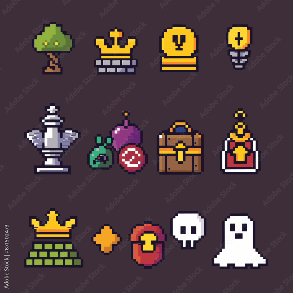 Pixel Perfect: Vibrant Game UI Icons Pixel Perfect: Vibrant Game UI Icons