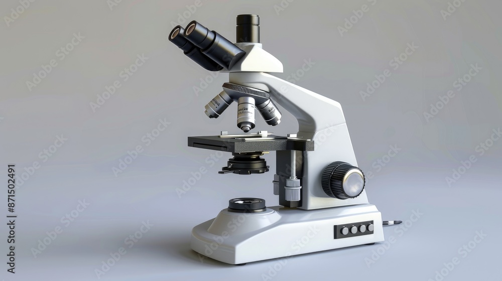 Microscope used for research and education in medical labs Microscope used for research and education in medical labs