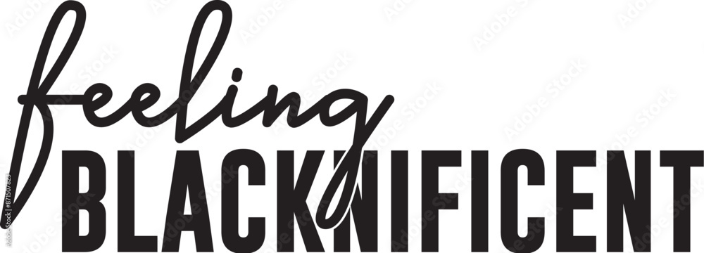 Fototapeta premium Feeling Blacknificent