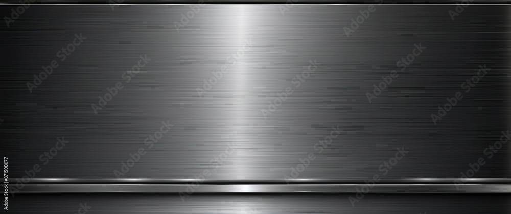 Brushed steel background with a sleek, modern design Ideal for industrial, construction, professional, and manufacturing concepts or uses Brushed steel background with a sleek, modern design Ideal for industrial, construction, professional, and manufacturing concepts or uses