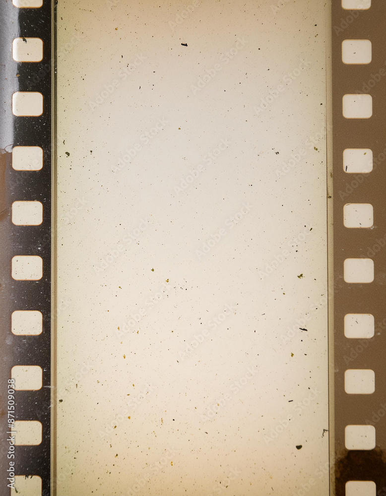 Blank grained film strip texture background with heavy grain and dust Blank grained film strip texture background with heavy grain and dust