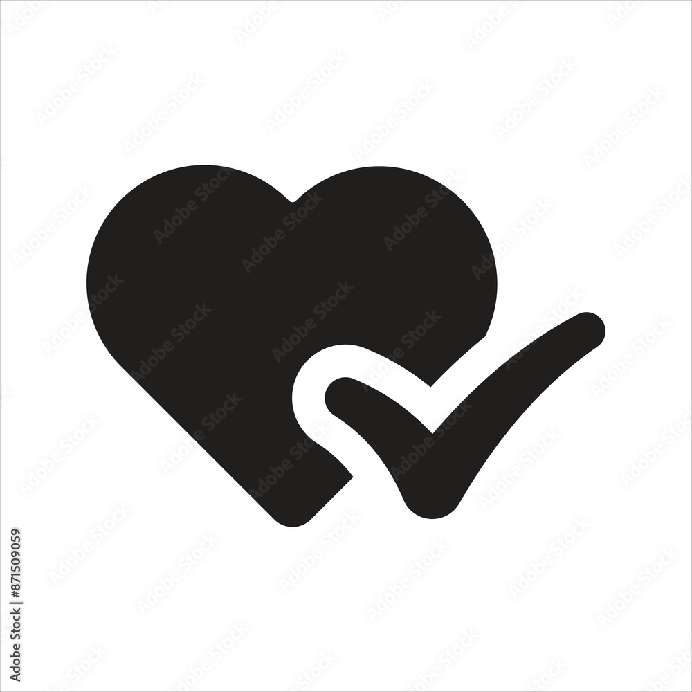 Health check icon. General health. Heart icon Health check icon. General health. Heart icon