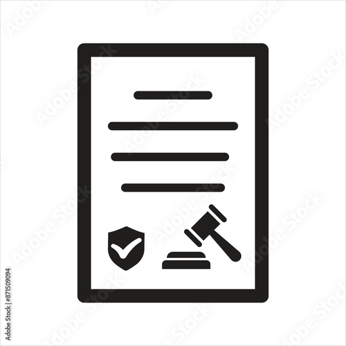 Code of conduct icon. Read rules conduct icon, code policies icon