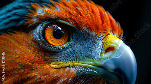 closeup head of eagle © dropideas