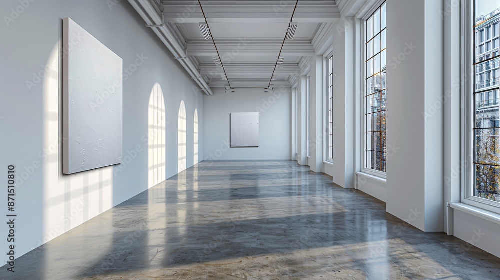 An empty, well-lit hotel hallway stretches into the distance with rows of closed doors lining each side An empty, well-lit hotel hallway stretches into the distance with rows of closed doors lining each side