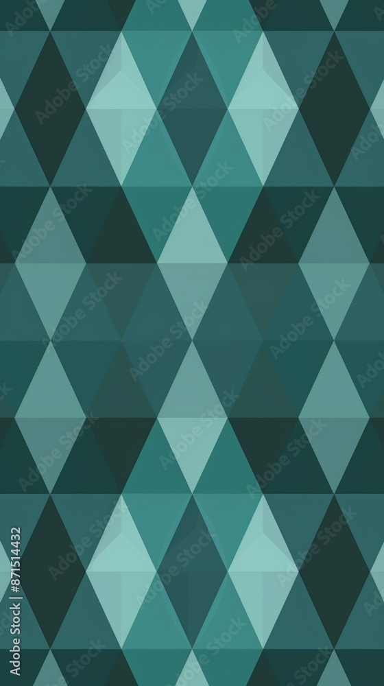 Teal And Dark Green Geometric Pattern Wallpaper Teal And Dark Green Geometric Pattern Wallpaper