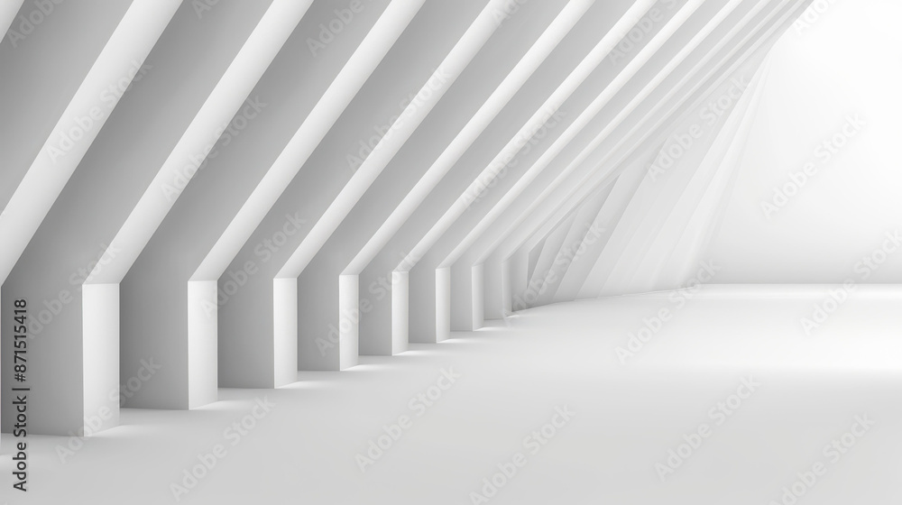 Fototapeta premium Wallpaper suitable for interior design or architecture projects, with an abstract background.