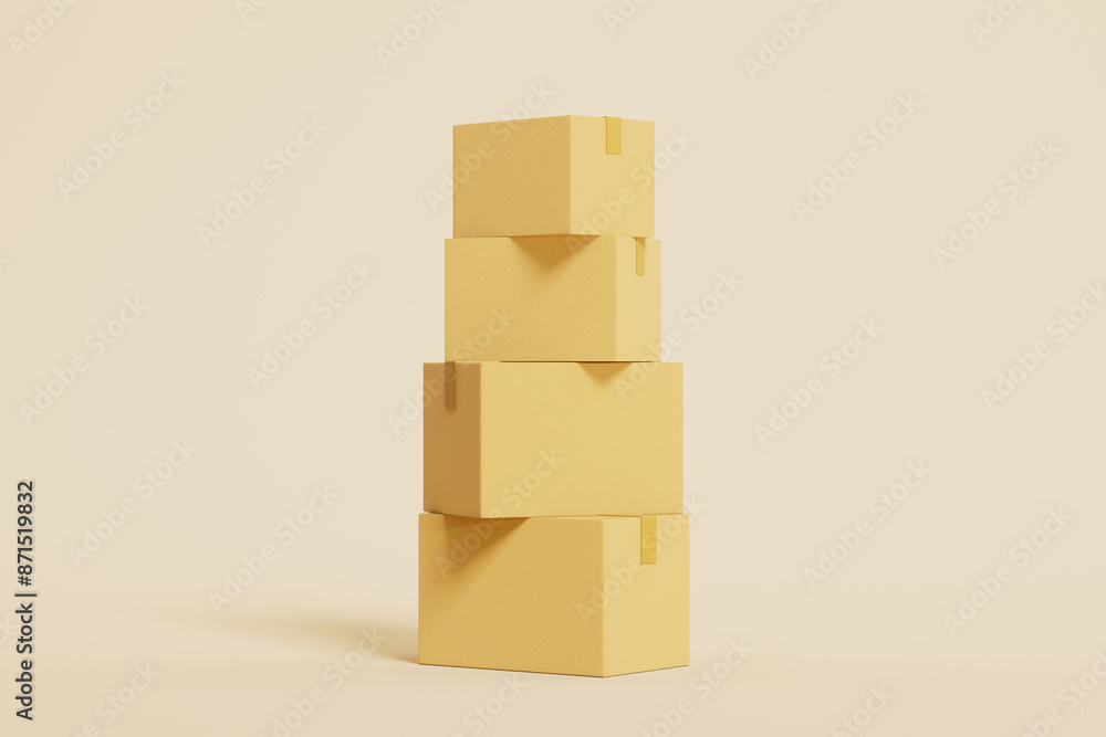 Obraz premium 3d rendering Logistics transportation picture