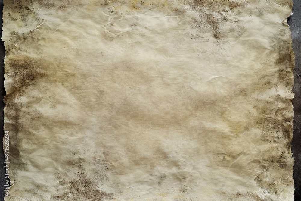Old paper, worn and yellowed, with irregular texture and faded edges. Old paper, worn and yellowed, with irregular texture and faded edges.