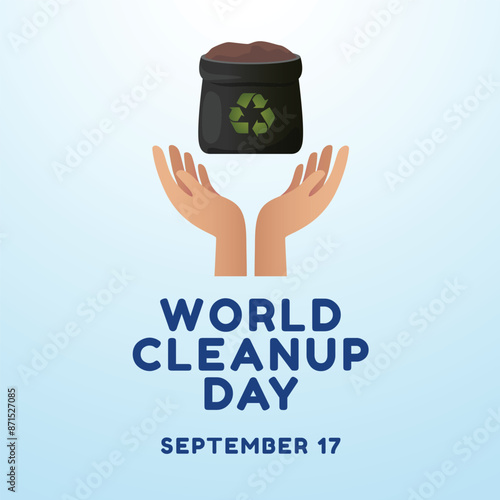 vector graphic of World Cleanup Day ideal for World Cleanup Day celebration.