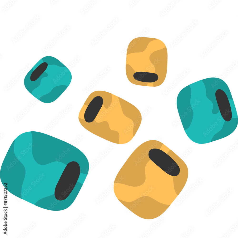 Abstract Colorful Beads Abstract Colorful Beads