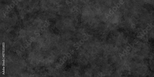 Dark black limestone concrete texture grunge backdrop background anthracite. Panorama dark grey black slate background or texture. Black texture chalk board and black board background.