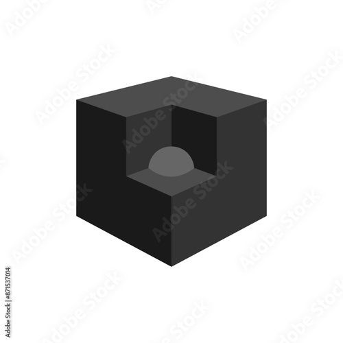 Core Icon. Central, Center Symbol.  