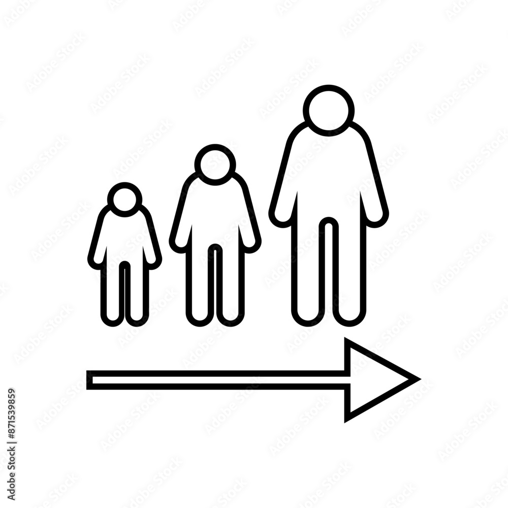 Escalation Icon. Evolution, Progression Symbol for Design Elements, Websites, Presentation and Application - Vector. Escalation Icon. Evolution, Progression Symbol for Design Elements, Websites, Presentation and Application - Vector.