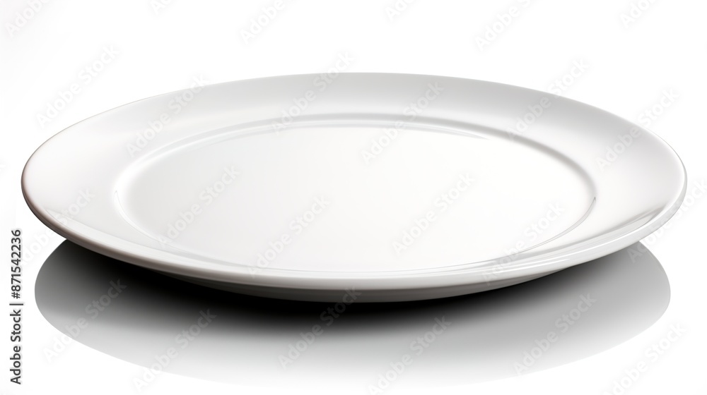 empty white plate empty white plate