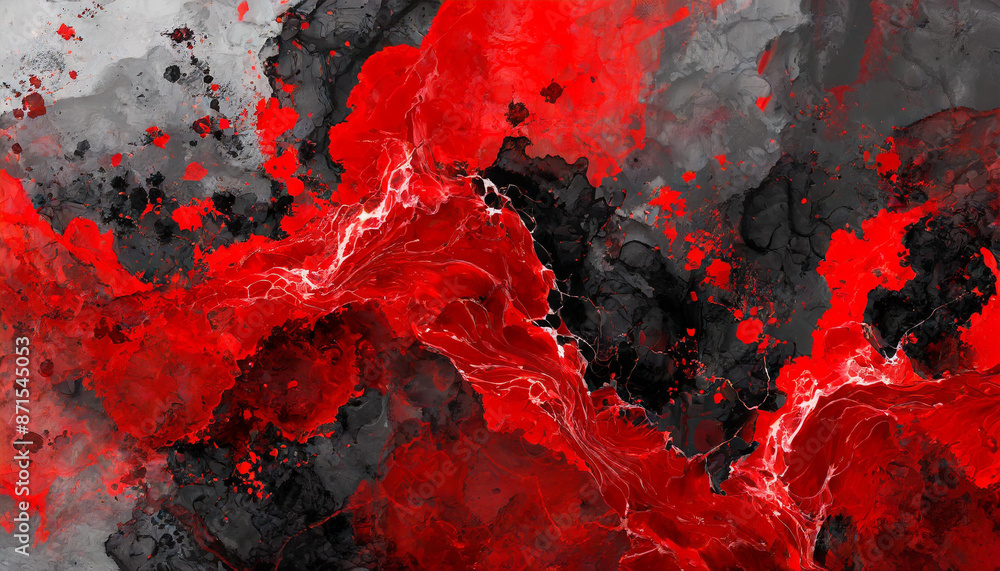 red black marble abstract background with splashes of swirls and stains of ink paint, banner wallpaper with space for copy red black marble abstract background with splashes of swirls and stains of ink paint, banner wallpaper with space for copy