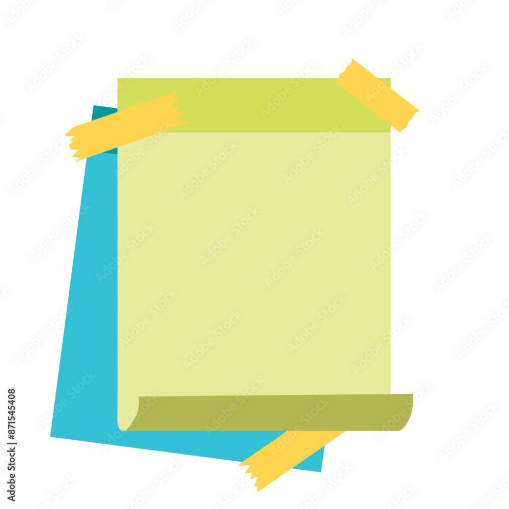 Sticky Note with Tape Sticky Note with Tape