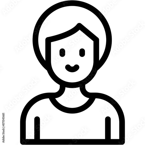 Vector Icon Woman, People, Profile, User, Avatar