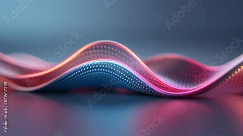 Captivating Fluid Waves of Vibrant Spectrum - Mesmerizing Digital Composition with Ethereal